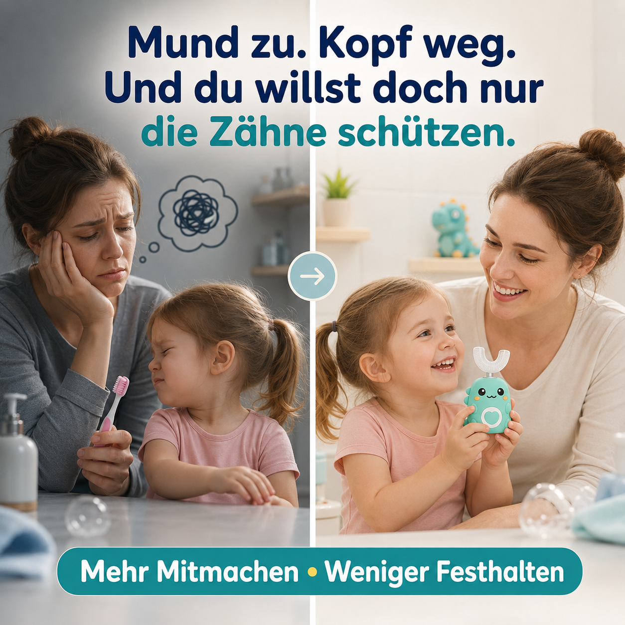 DinoBrush - 360° Kinderzahnbürste