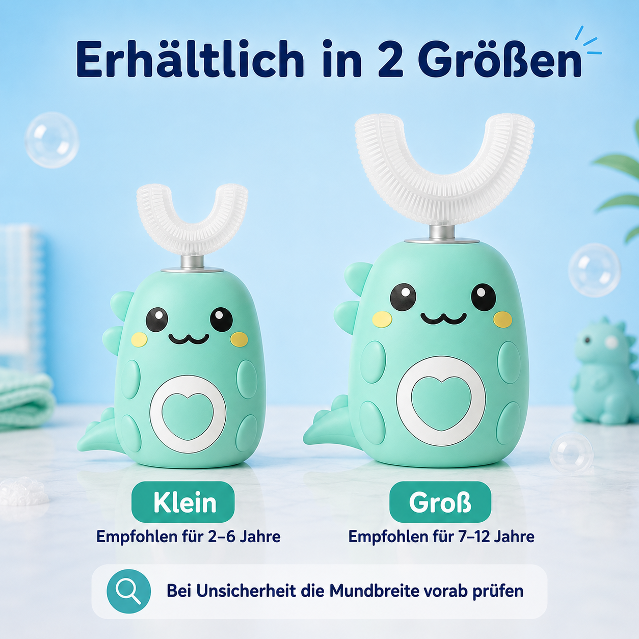 DinoBrush - 360° Kinderzahnbürste