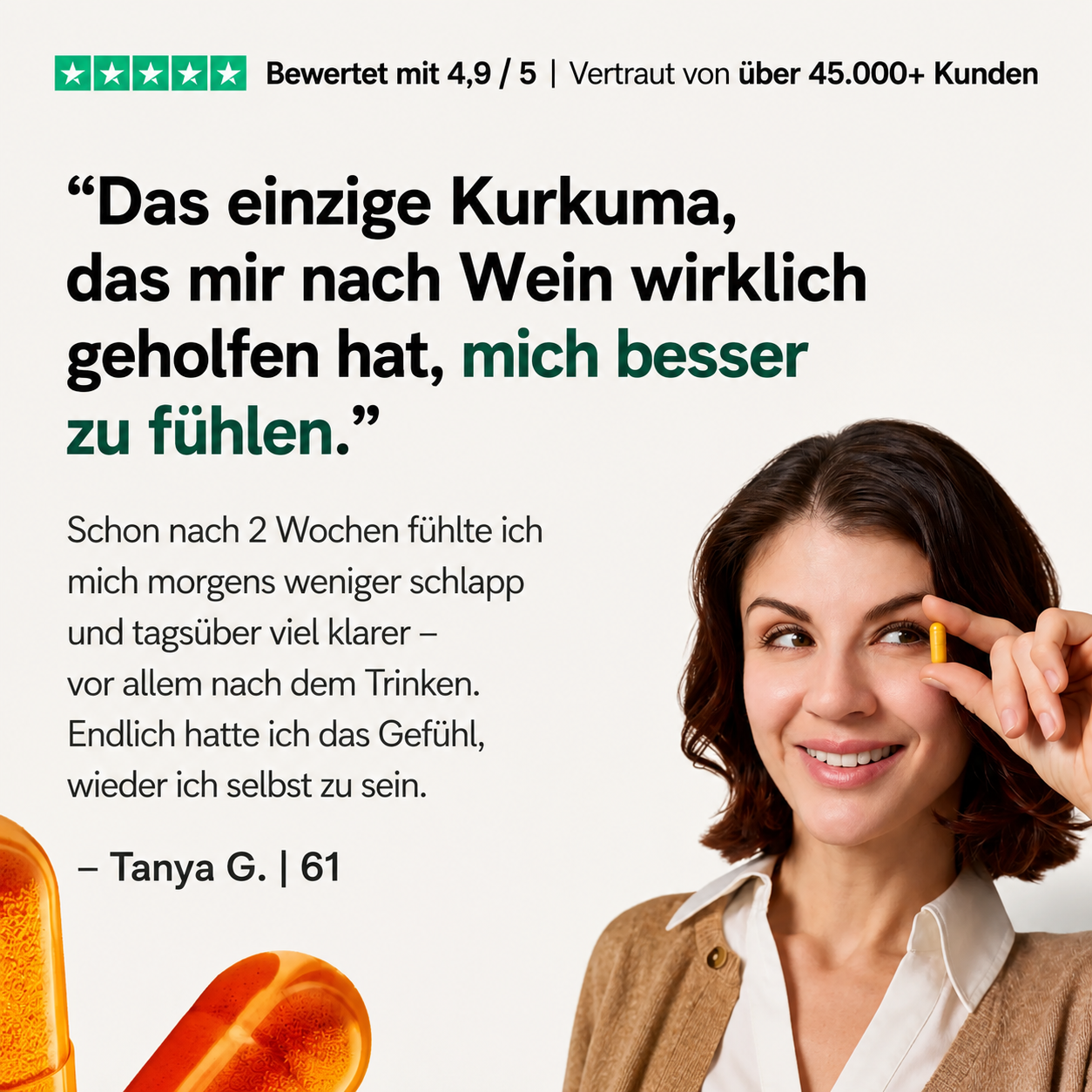 Kurkuma Curcumin Leber Komplex – 1.000 mg